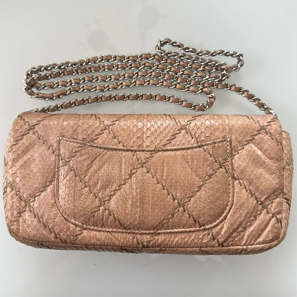 Chanel Ultimate Stitch Flap Snakeskin Crossbody Bag - Picture 13 of 17